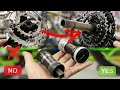 Lagu Fiets-upgrades. Shimano Hollowtech II trapas en crankstel vervanging