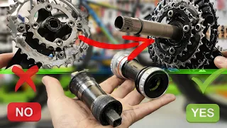 bike upgrades shimano hollowtech ii bottom bracket and cranks replacement