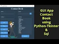 Creating a Sleek Contact Book App with Python and Tkinter - App Showcase