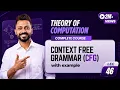 Lec-46 What is Context free grammar in TOC Formal Definition