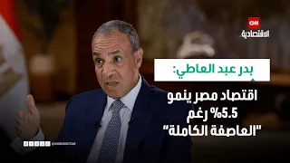 بدر عبد العاطي  الاقتصاد المصري أثبت مرونته وسجل نموا       دندنها