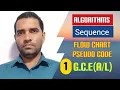 G C E ICT Programming Algorithms Flow charts Pseudo codes Tamil Medium PART 1