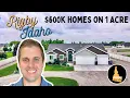 Living in Rigby Home Tour on 1 Acre around 600k