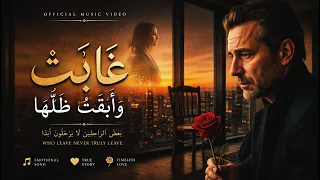 غابت وأبقت ظلها                                                                 دندنها
