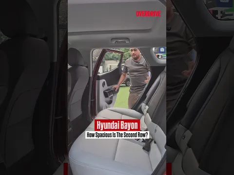 Hyundai Bayon | How spacious is the second row? #overdrive