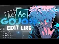 Edit like GOJO Tutorial