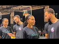 Download Lagu Azzi Fudd MELTS with Joy When Steph Curry Came Up to Coach Her | China Tour | August 18, 2025