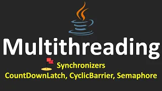 Multithreading in Java - 15 Synchronizers CountDownLatch CyclicBarrier Semaphore