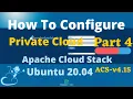 How To Configure Private Cloud System on Ubuntu 20 04 Apache Cloud Stack - Part-4