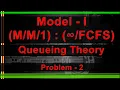 Queueing Theory - Model 1 Problem 2