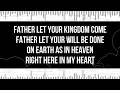 Matt Maher - Lord's Prayer (It's Yours) - Instrumental Cover with Lyrics