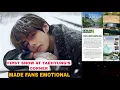Lagu First Snow Falls on Taehyung’s Corner in Central Park — Fans Are Emotional