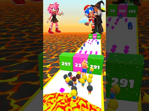 HELP! AMY SEES WITCH CAPTURE SONIC & LAVA GOES INSANE 3D! 😱🤯 #gaming #shorts #shortfeed #viralshorts