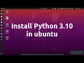 How to install python 3 10 in ubuntu 21 10 using terminal Install Python 3 10 in Ubuntu 20 04 LTS