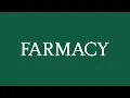 Farmacy Founder s Message