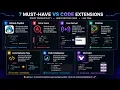 The Best VS Code Extensions for Every Developer