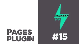 Pages plugin for thunderPHP Framework Editing images from editor Quick programming tutorial