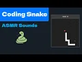 Building Snake in HTML CSS and JavaScript ASMR Coding No Talking