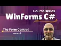 Form Control in Windows Forms WinForms Tutorial for Beginners