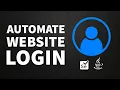 How to Automate Login with Selenium Java Eclipse