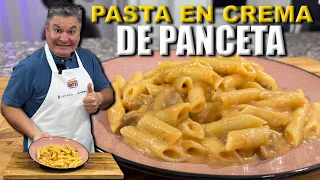 PASTA EN CREMA DE PANCETA | nunca mas la harás de otra manera.!✅