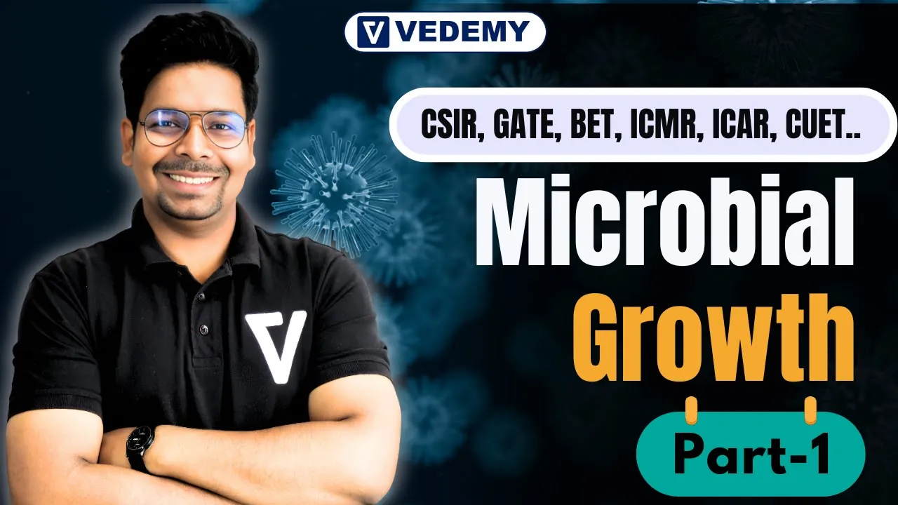 Microbial Growth Part-1 | By Virendra Singh | CSIR | GATE | DBT | ICMR | CUET
