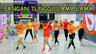 jangan tunggu lama lama dangdut remix senam kreasi choreo zin chicie