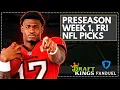 NFL Preseason DFS Picks FRIDAY PSW1 DraftKings FanDuel Lineups