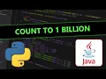 Python vs Java Speed Comparison Test
