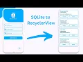 Recyclerview with Sqlite Database Display SQLite data in RecyclerView