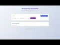 Website Page Screenshot Using HTML CSS and JavaScript with Source Code