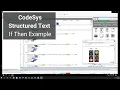 CodeSys V3 Structured Text Traffic Light Example 2021 If-The-Else
