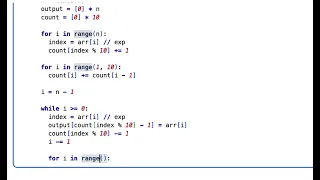 Radix Sort in Python for Positive Numbers