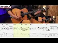 Nuages ​​(Django Reinhardt) - Complete theme and tablature (Gypsy jazz free tab)