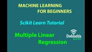 How to implement multiple linear regression Machine learning Scikit Learn Scikit learn tutorial