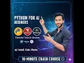 Python for AI Beginners Complete Guide to Start Artificial Intelligence with Python Full Tutorial