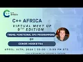 cppafrica april 2026 meetup - Functional GPU Programming parrot By Conor Hoekstra