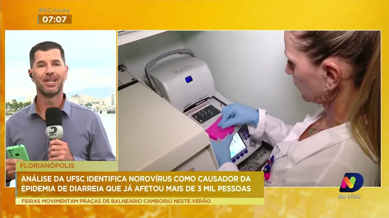 UFSC identifica vírus que pode ter causado epidemia de diarreia em Florianópolis