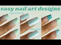 Easy Blue Nail Art Designs At Home beginner friendly regular nail polish