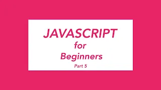 JavaScript Tutorial for Beginners Variables Constants Part 5