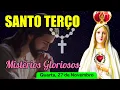Download Lagu Santo Terço Quarta Feira (27/11/2024) 🌹 Mistérios Gloriosos 🌹 Terço Mariano