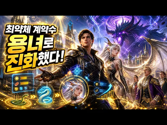 최약체 풀뱀과 계약한 남자, 단순한 육성으로 전설의 용녀를 깨웠다