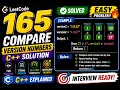 LeetCode 165 Compare Version Numbers Easy C Solution Explanation
