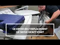 GE Dryer Belt Replacement GE Dryer Won t Start Model gtd42gasj2ww