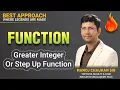 Greatest Integer or Step Up Function Function by Manoj Chauhan Sir - Best Approach