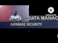 data processing DATABASE SECURITY