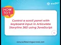 How to Add Keyboard Navigation Arrow Keys to Scroll Panels in Storyline 360 Using JavaScript