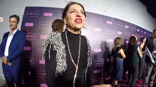 Los Angeles Red Carpet Premiere HBO Room 104 - ITW Veronica Falcon