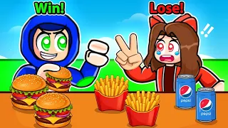 Roblox Rock, Paper, Scissors, EAT !!