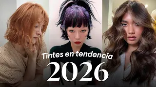 TENDENCIAS DE COLOR EN EL CABELLO 2026 🔝